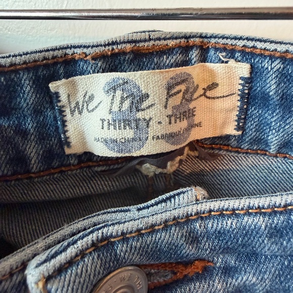 ⚡️Free People We The Free Women's High-Rise Jeans with Frayed Hem - Picture 5 of 5